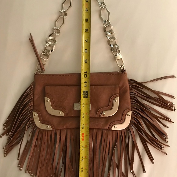 CHRISTIAN AUDIGIER tan leather purse,gold hardware - Picture 7 of 8